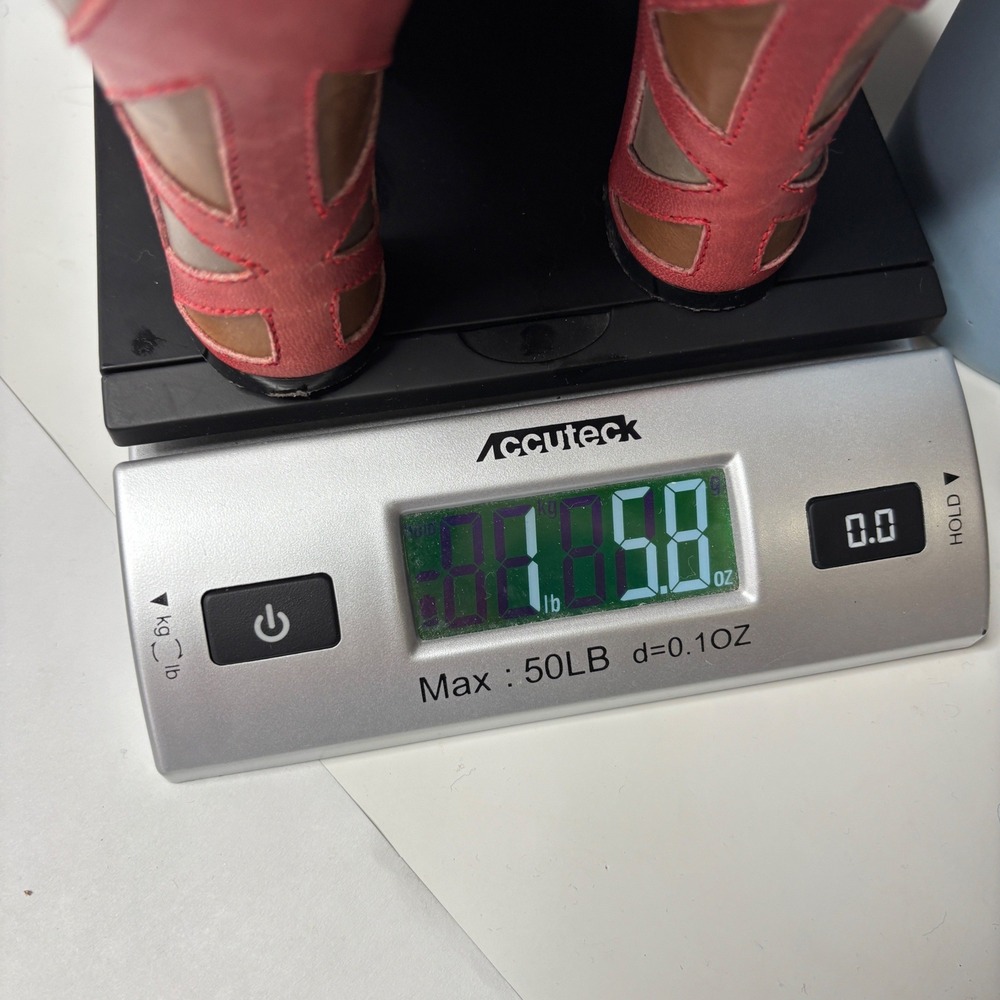 John Fluevog Miracles Meera Leather Heels Stained Glass Platform Pumps 8.5 Red - Picture 10 of 12